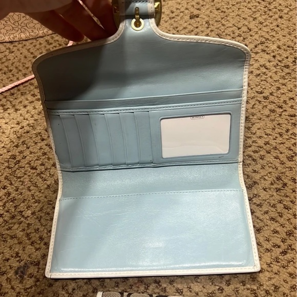 Authentic Coach Wallet and check book - Picture 2 of 5